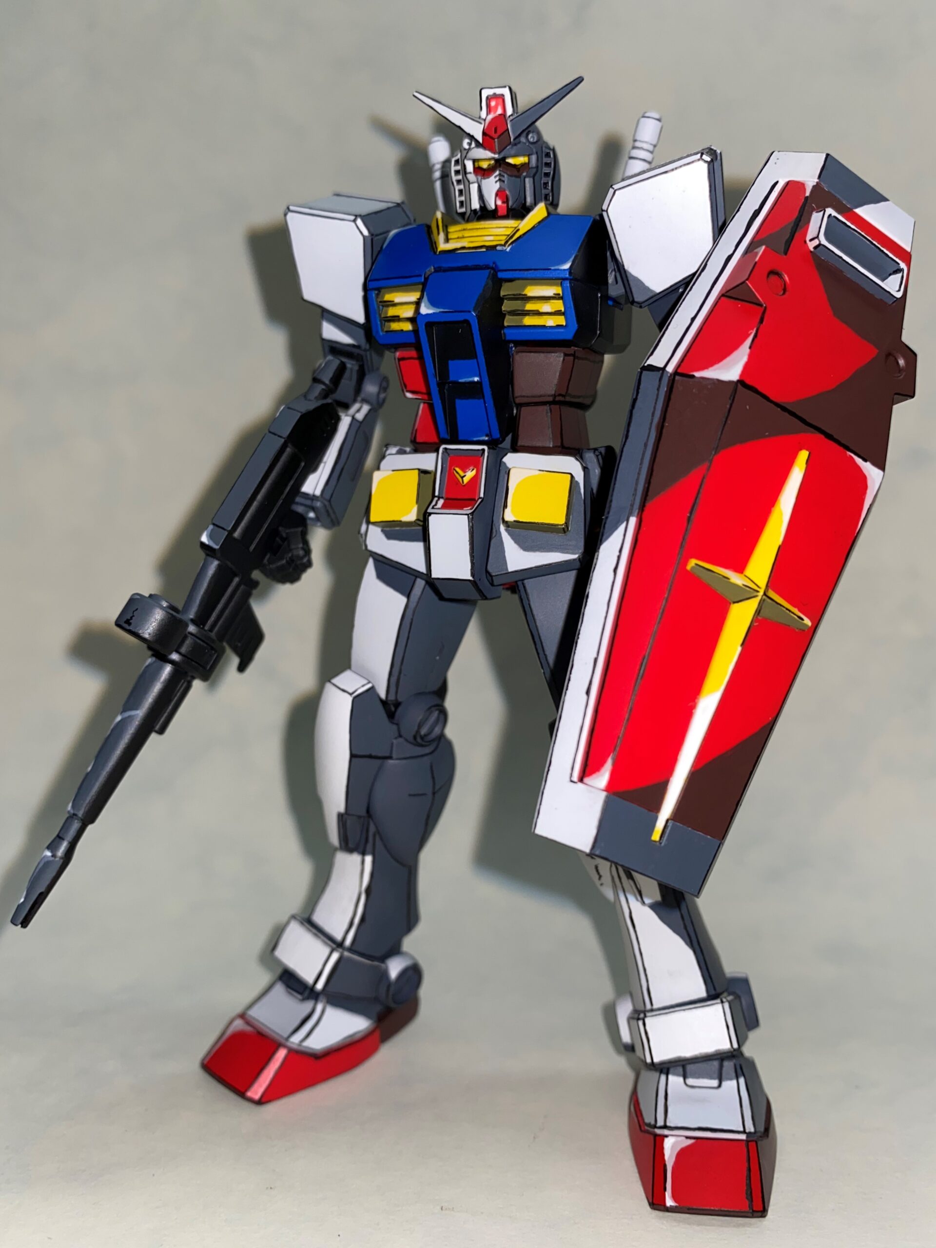 EG RX-78-2 GUNDAM イラスト風塗装に挑戦 | 駒馬工房